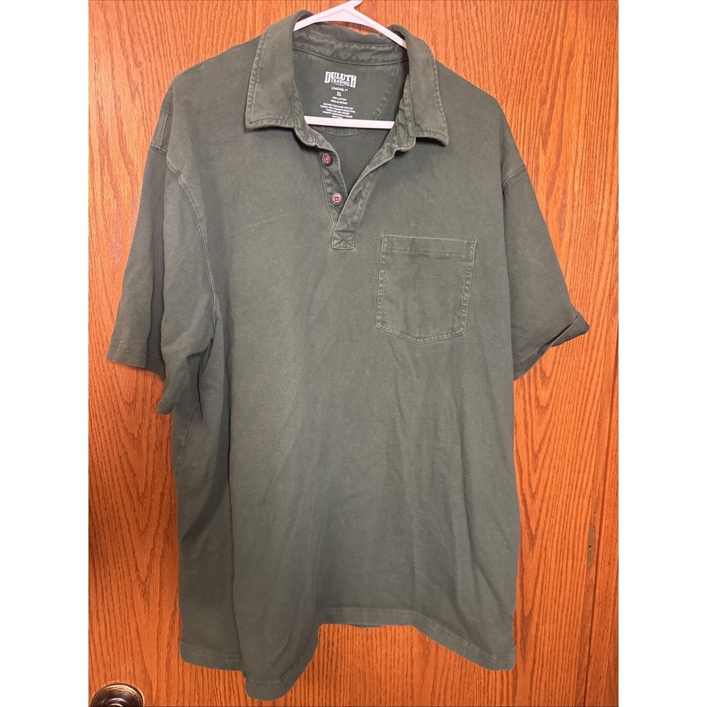 DULUTH TRADING CO. Longtail T Relaxed Short Sleeve Men's‎ Size XL Jersey Polo